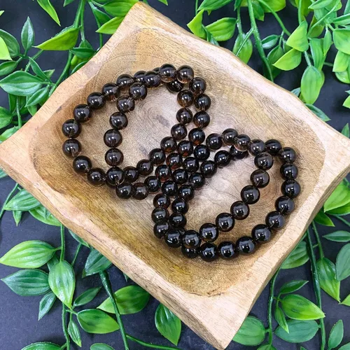 Miniatura 644 de Gem Avenue Handmade Round Bead Stretch Bracelet Unisex Natural Stone Beaded Jewelry for Men & Women, Elastic Wristband for Daily Wear