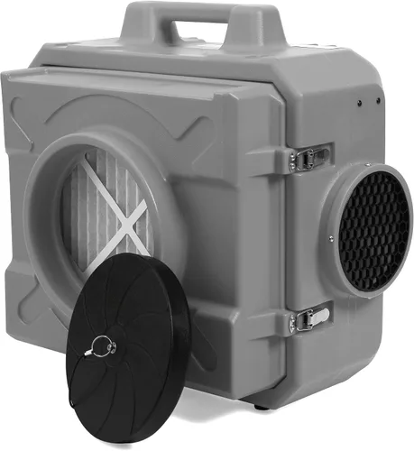 Miniatura 8 de MOUNTO HEPA500 Purificador de Aire Comercial 500cfm Depurador de Aire Hepa Máquina de Aire Negativo Roto-Moldeado (Azul)