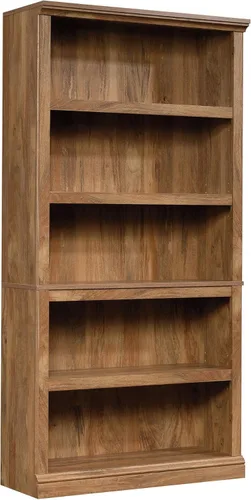 Miniatura 22 de Sauder Estantería de libros de madera de 5 niveles Librería multipropósito para oficina en casa, sala de estar, en acabado Negro Estate Estate Negro