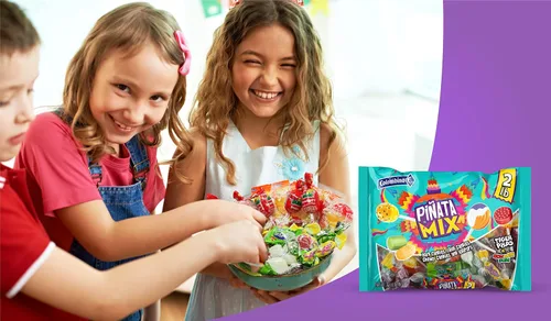 Miniatura 6 de Colombina Mezcla de piñata de 2 libras – Paquete variado de dulces surtidos – Rellenos de piñata de Halloween y bolsas de fiesta con caramelos