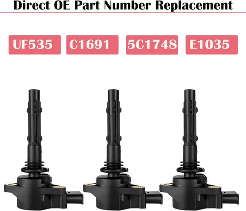 Miniatura 3 de Juego de 6 bobinas de encendido para Mercedes Benz E350 ML350 R350 C230 C280 C300 C350 SLK K350 CLK350 3.5 V6 Bobinas de encendido Bujías UF535