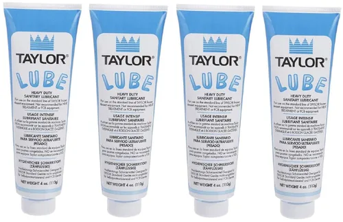 Lubricante Taylor Blue de grado alimenticio (4 onzas, paquete de 4 unidades), lubricante para máquina de helado suave y máquina de yogur congelado,