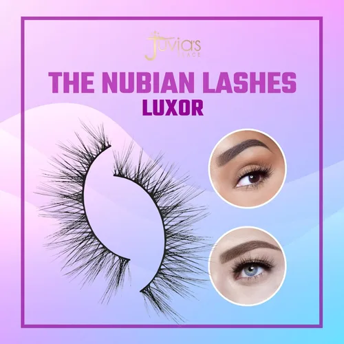 Miniatura 5 de Juvia's Place Nubian Lashes Luxor - Extensión de pestañas para uso diurno o nocturno, pestañas de visón veganas, pestañas esponjosas sin crueldad