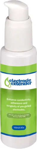 Gel adhesivo conductor extensor de electrodos por PMT – Mejora la durabilidad, adherencia y conductividad para electrodos TENS/EMS; prolonga la vida