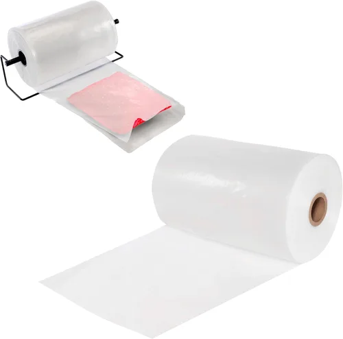 Miniatura 10 de APQ - Rollo de tubo de polietileno transparente, 2 pulgadas x 2200 pies. Tubo de bolsa de polietileno de 2 mil. Rollo de tubo de polietileno