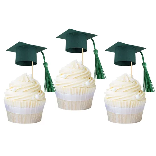 Miniatura 16 de Gyufise 1 decoración de pastel So Proud of You Black Glitter 2026 Decoración de pastel de fiesta de graduación You Did It, decoración de pastel