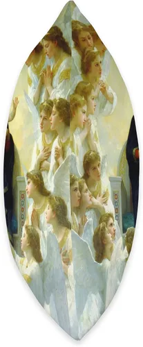 Miniatura 2 de Mary Queen of Angels Almohada de tiro 16x16, multicolor