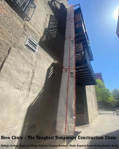 Miniatura 5 de La sección de conducto de construcción resistente de 10 pies incluye cierres de cremallera nominales de 4 a 120 libras una empresa estadounidense