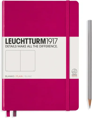 Miniatura 117 de LEUCHTTURM1917 - Cuaderno de tapa dura mediano A5 con 251 páginas numeradas para escritura y diario (verde menta, con puntos)