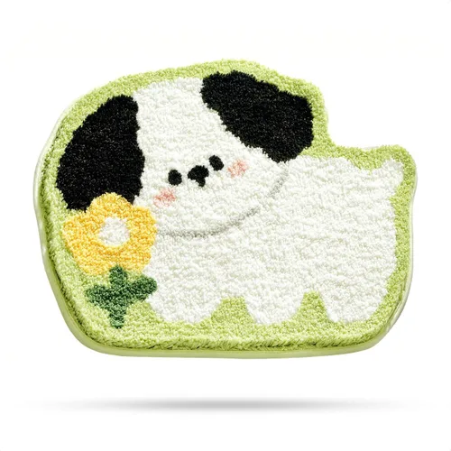 Miniatura 12 de Tapete de baño con diseño de animales, extra suave, absorbente, antideslizante, cómodo, tapete para bañera, ducha, baño, lavable a máquina, 20 x 31