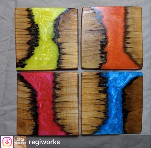 Miniatura 6 de Pigmento en polvo de mica "azul iridiscente" de 153g/5.4oz (Epoxi, pintura, color, arte) Black Diamond Pigments