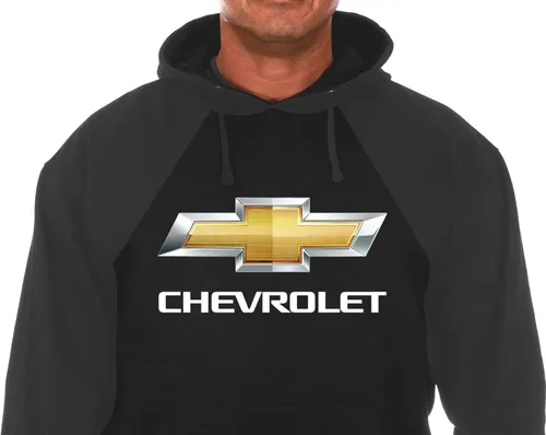 Miniatura 9 de JH DESIGN GROUP Sudadera con capucha negra con logotipo de Chevy Bow Tie para hombre en 2 estilos