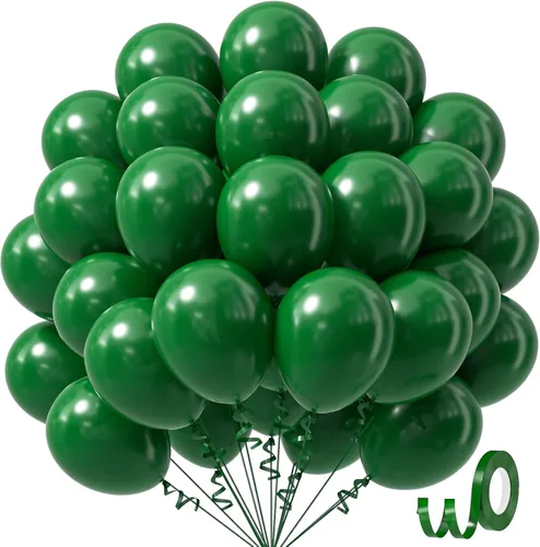 Miniatura 16 de Globos Azul Marino de 12 pulgadas, Globos de Látex Azul Marino 50 piezas Globos de Fiesta para Graduación Boda Fiesta de Cumpleaños Decoraciones