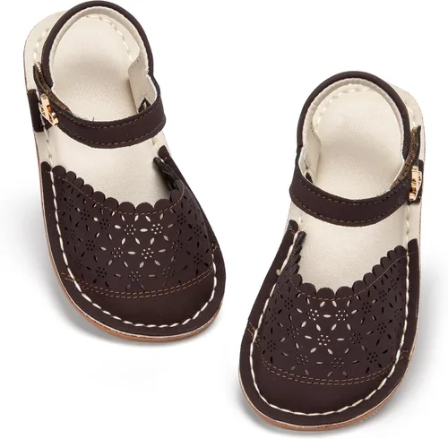 Miniatura 147 de THEE BRON Sandalias cómodas para niñas, zapatos para niños, sandalias rellenas