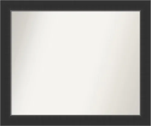 Miniatura 253 de Amanti Art Espejo personalizado, espejo de baño negro Astor, espejo de pared o espejo de tocador de baño sobre el fregadero (25 x 25 pulgadas)