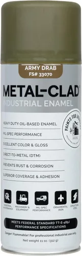 Miniatura 33 de Aerosol de galvanizado en frío de alto brillo de Paints For Industry - Pintura en aerosol de esmalte industrial para acero y metal - Caja de 12