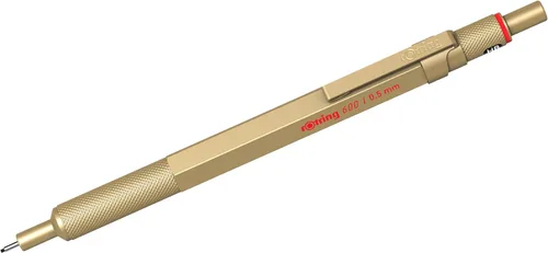 Miniatura 4 de ROTTLING Portaminas Oro 600 2158796 0.020 in rOtring Lápiz mecánico Escritura fina Papelería Pluma de dibujo alemán Bolígrafo profesional