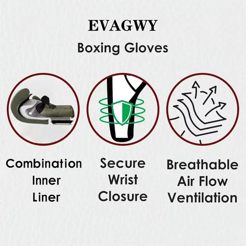 Miniatura 6 de Guantes de boxeo para hombres y mujeres, para entrenamiento profesional de sparring, adecuados para boxeo, kickboxing, MMA, pelea, guantes para saco