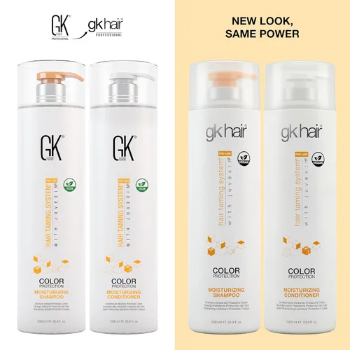 Miniatura 2 de Champú y Acondicionador Hidratante Juego Hidratante para Cabello Teñido Tratado Tratamiento de Queratina Limpieza Cabello Seco a Normal Sin Sulfatos