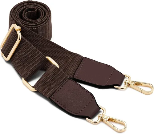 Miniatura 24 de Correa de Bolso de Hombro Ancha de Repuesto Ajustable Cinturón de Lona Bolso Cruzado Bolso de Mano