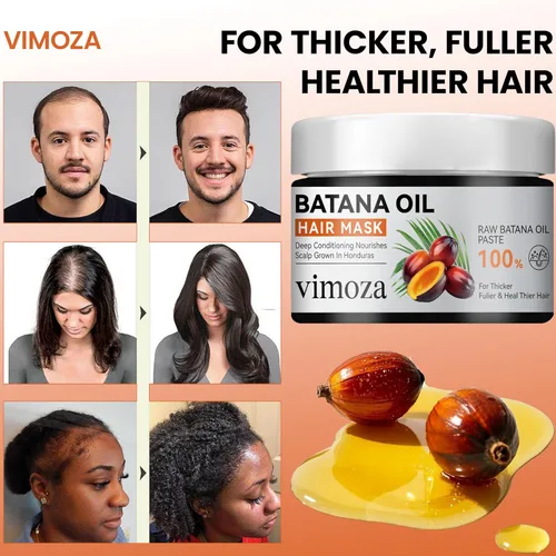 Miniatura 6 de Aceite de batana para el crecimiento del cabello, 100% aceite de batana natural sin refinar revitalizado, acondicionador orgánico crudo de batana