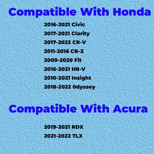 Miniatura 2 de CF11182 Filtro de aire de cabina con carbón activado para Honda Civic, Clarity, CR-V CRV, CR-Z CRZ, Fit, HR-V HRV, Insight, Odyssey y RDX, TLX