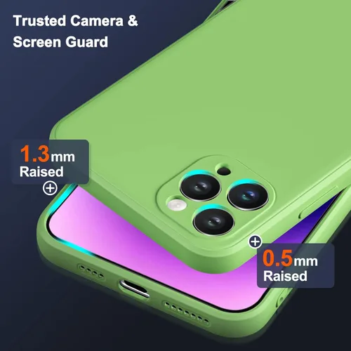Miniatura 3 de Funda para Samsung Galaxy S22 Ultra, funda delgada de silicona líquida, a prueba de golpes, funda delgada para Samsung Galaxy S22 Ultra, funda Verde