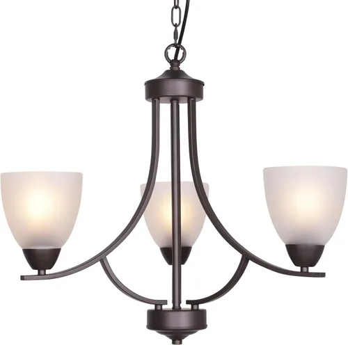 Miniatura 16 de 5 Light Shaded Contemporary Chandeliers with Alabaster Glass Black Rustic Light Fixtures Ceiling Hanging Mid Century Modern Pendant Lighting for