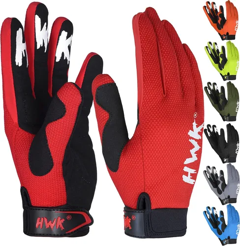 Miniatura 8 de HWK - Guantes de motocicleta para hombres y mujeres, motocross, conducción táctica, ciclismo, carreras de motocicletas, guantes multiusos