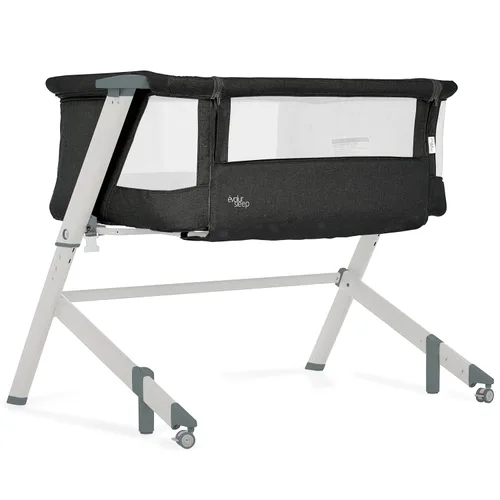 Miniatura 9 de Evolur Moisés estelar y cama de noche, fácil de plegar y transportar, ligero y portátil, altura ajustable, almohadilla de colchón incluida, beige
