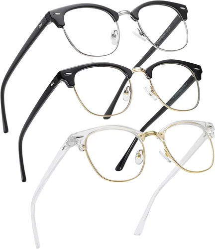 Miniatura 13 de Perfectmiaoxuan - Gafas con bloqueo de luz azul, para computadora/juegos/pantalla para mujeres u hombres, anti luz azul y UV, Estándar