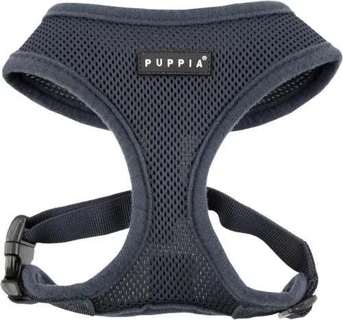 Miniatura 37 de Puppia - Arnés suave para perro, para colocarlo sobre la cabeza, sin estrangulamiento, malla transpirable de triple capa, correa de pecho ajustable