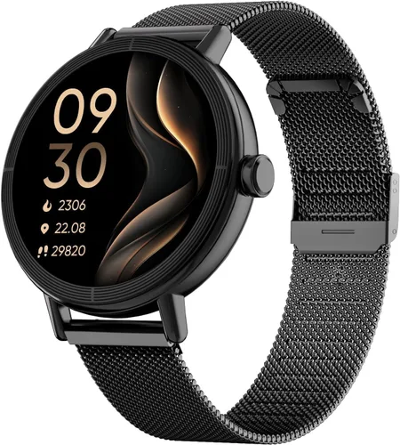 TOOBUR Reloj inteligente para mujeres con dos bandas, reloj de seguimiento de actividad física, monitor de frecuencia cardíaca, contador de pasos,