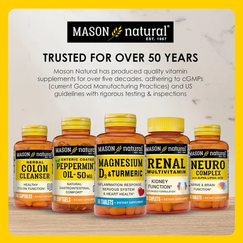 Miniatura 7 de MASON NATURAL Glucosamina condroitina 1500/1200 con vitamina C, apoya la salud de las articulaciones para una flexibilidad y movilidad normales*