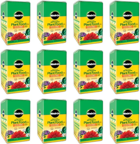 Miracle-Gro - Fertilizante multiusos soluble en agua, fertilizante de plantas, 8 onzas (paquete de 12 unidades)