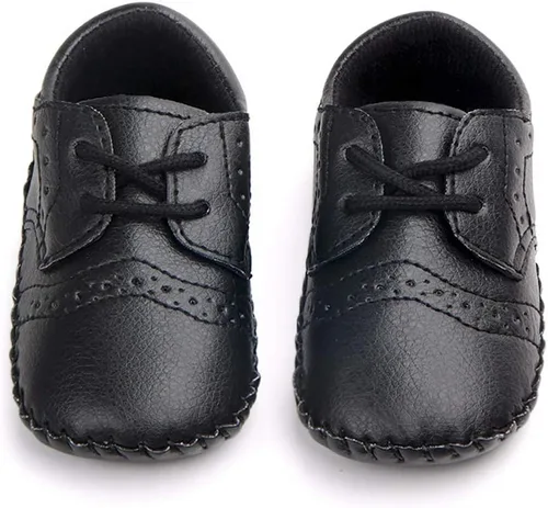Miniatura 4 de CINDEAR Mocasines para bebés y niñas, zapatos planos Oxford, adorables zapatos de cuna para recién nacidos, tenis de poliuretano para precaminantes