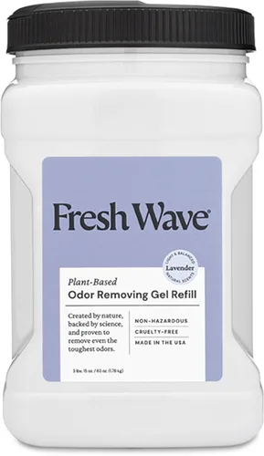 Miniatura 2 de Fresh Wave Recambio de gel eliminador de olores de lavanda, 63 onzas. Absorbedores de olores más seguros para el hogar, eliminador de olores natural