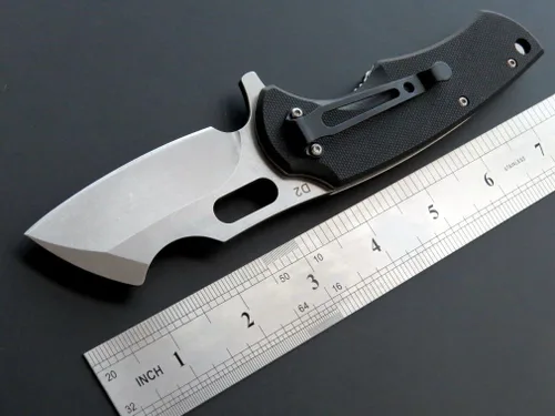 Miniatura 2 de Eafengrow Navajas de bolsillo D2 Blade y G10 Mango plegable Cuchillo de camping Mini cuchillo de bolsillo al aire libre Herramienta de supervivencia