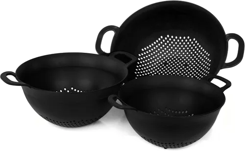 Mintra Home Coladores 3pk (surtido de 3 unidades, negro)