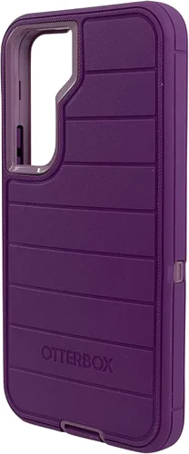 Miniatura 3 de OtterBox - Defender Series Pro - Carcasa rígida para Samsung Galaxy S22 (no modelos S22 Plus o Ultra) (morado feliz)