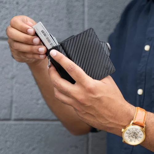 Miniatura 3 de DONBOLSO Cartera Flip I Slim Wallet con Flip Case I Tarjetero para hasta 10 tarjetas