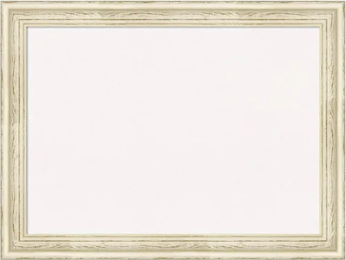 Miniatura 32 de Amanti Art Tablero de corcho blanco para pared (32 x 24) con marco de madera blanco blanco y blanco, tablero de corcho mediano para oficina, tablero