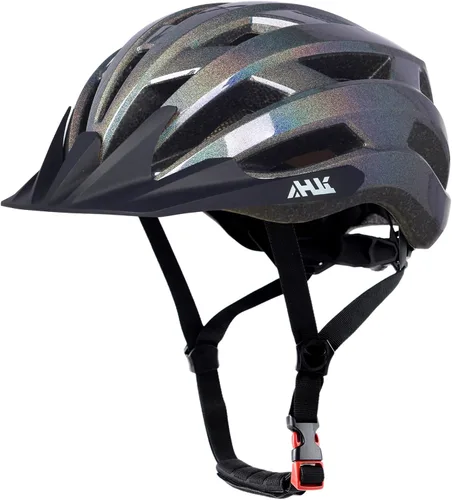 Casco de bicicleta de carretera para adultos jóvenes, casco de bicicleta de montaña ajustable para hombres y mujeres con visera desmontable, 2