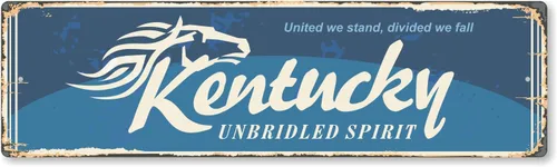 Miniatura 14 de SmartSign Letrero de metal vintage de 4 x 14 pulgadas "Welcome To New Jersey State", aluminio a prueba de óxido de 40 mil con recubrimiento