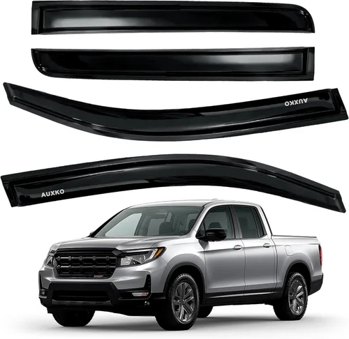 Miniatura 28 de AUXKO Protector de lluvia de ventana para Honda HRV 2023 2024 2025 2026 exterior con cinta adhesiva inastillable, protector de humo solar, visera