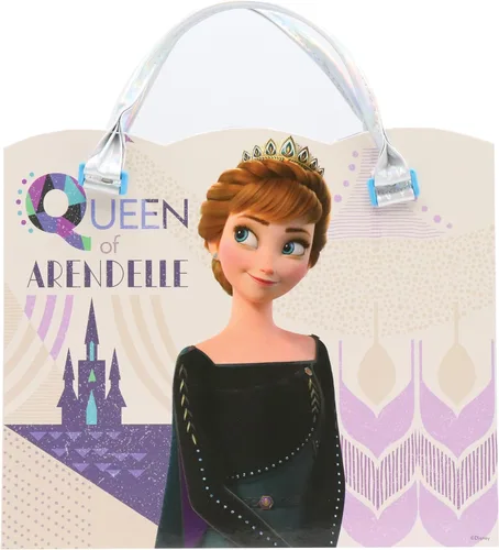 Miniatura 8 de Disney Frozen Activity Tote - Bolsa de aventura de princesa definitiva con libros para colorear, calcomanías, crayones y juegos, juego de arte apto