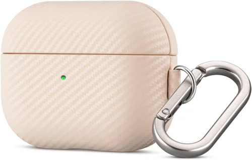 Miniatura 11 de Haobobro Funda de piel para AirPods Pro 2, piel seleccionada respetuosa con la piel, textura de fibra de carbono, hecha a mano, funda rígida Azul
