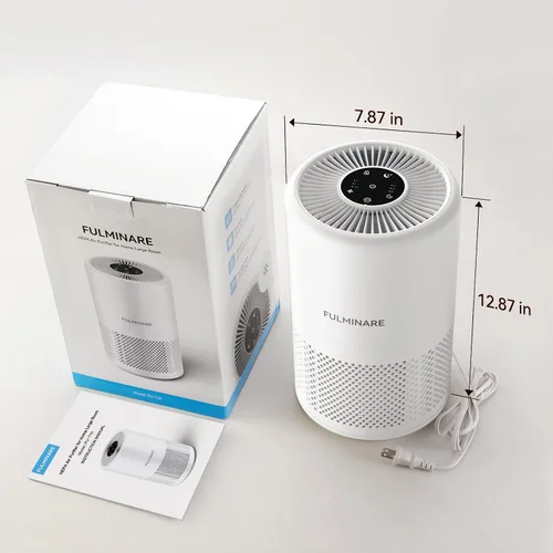 Miniatura 9 de FULMINARE Purificadores de aire para dormitorio del hogar, 1095 pies cuadrados, cobertura HEPA purificador de aire para habitaciones grandes