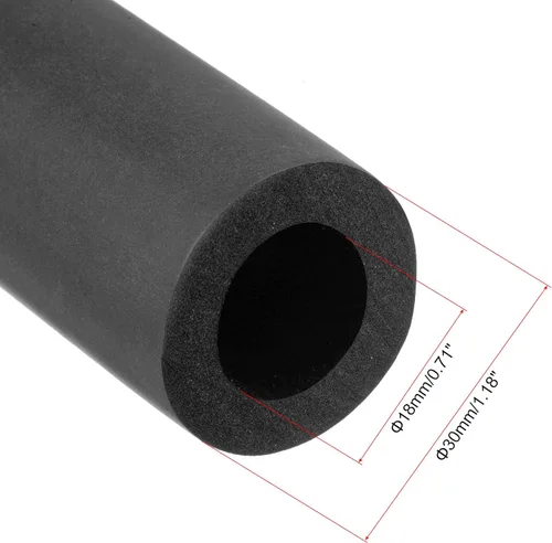 Miniatura 3 de uxcell Tubo de espuma para soporte de agarre de mango, aislamiento de tuberías, 0.709 in de diámetro interior, 1.181 in de diámetro exterior, 3.3 ft