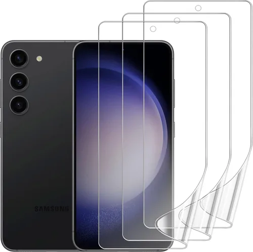 Miniatura 32 de Paquete de 3 protectores de pantalla compatibles con Samsung Galaxy S21 FE 5G de 6.4 pulgadas, película de hidrogel de TPU suave transparente HD